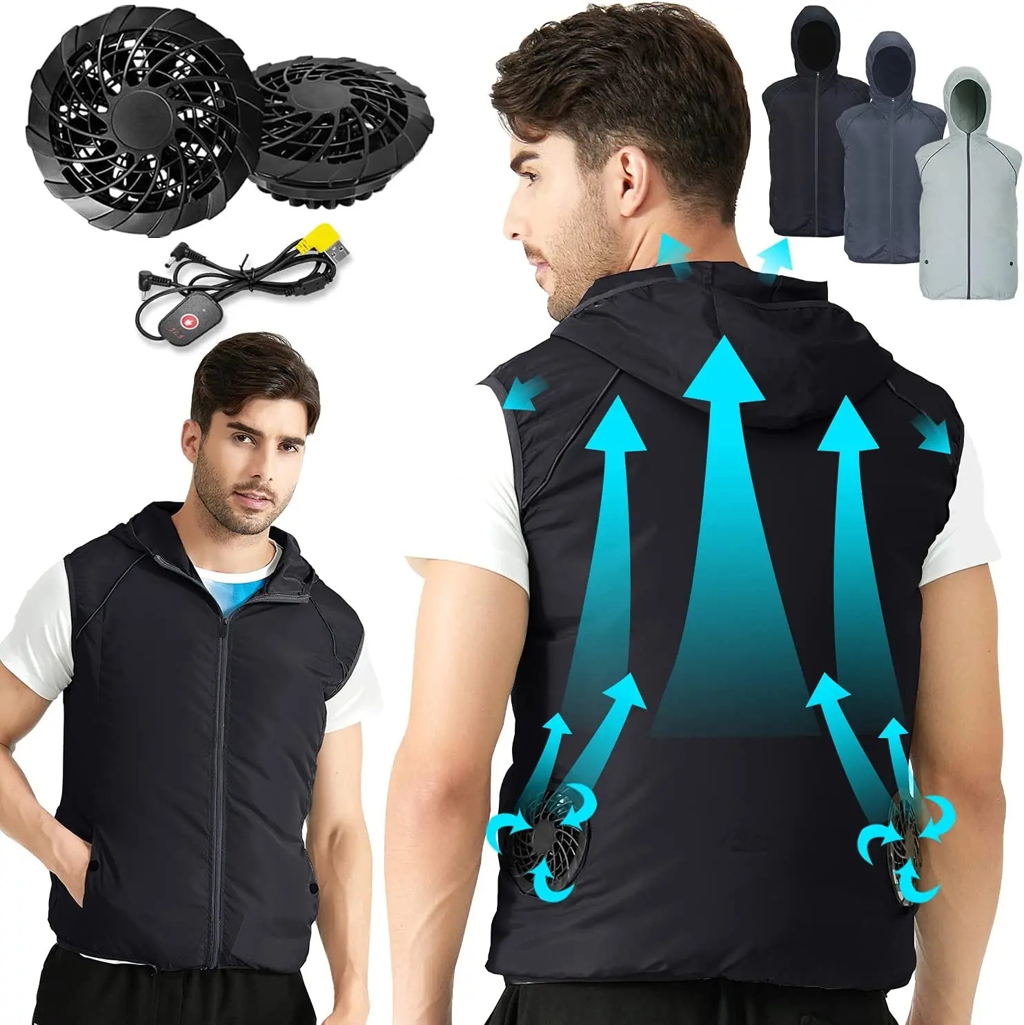 Outdoor Sport Brand Jacket - Chaleco Deportivo de Verano con Aire