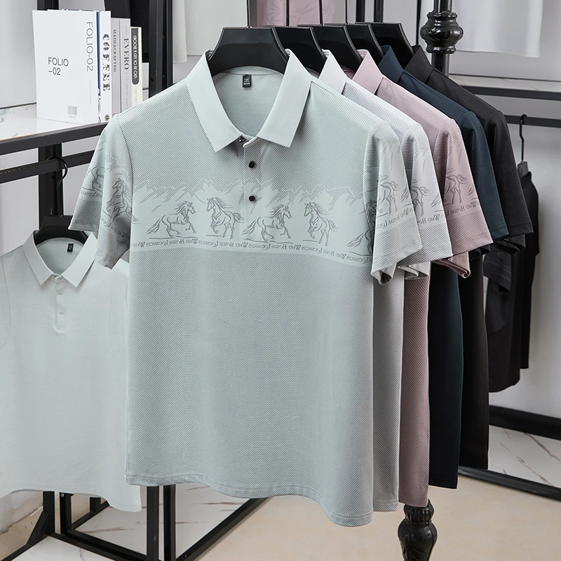 Polo Shirt Equestrian - Camisa casual de polo para hombre