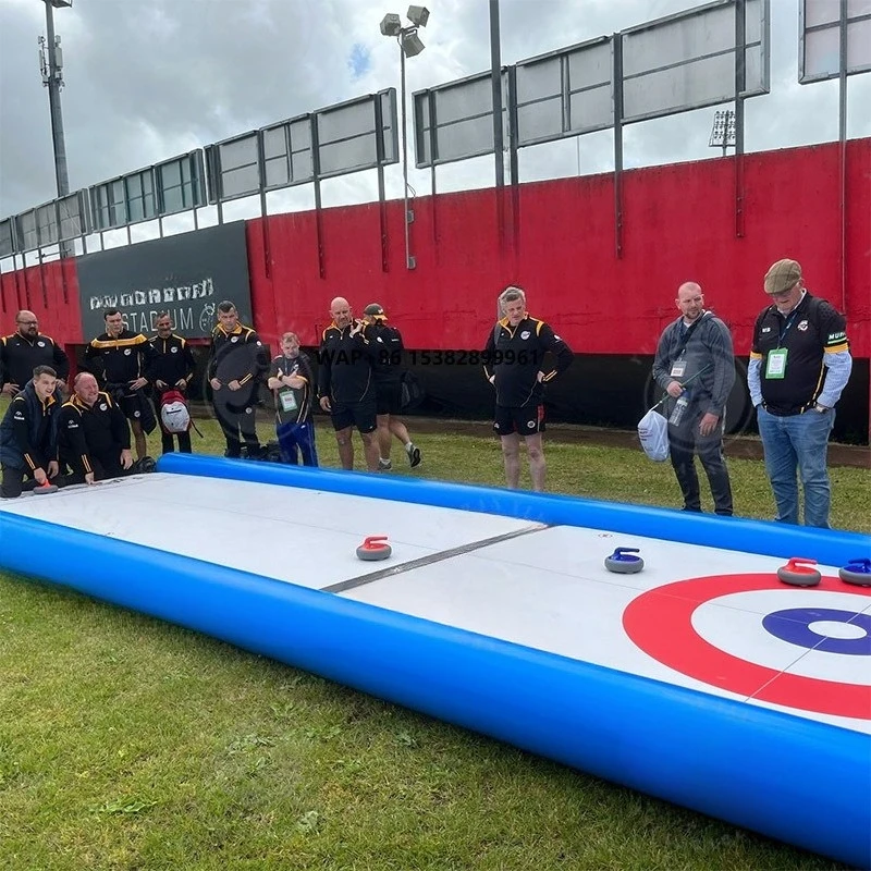 Outdoor Sport Games - Juego de Curling Inflable Portátil para