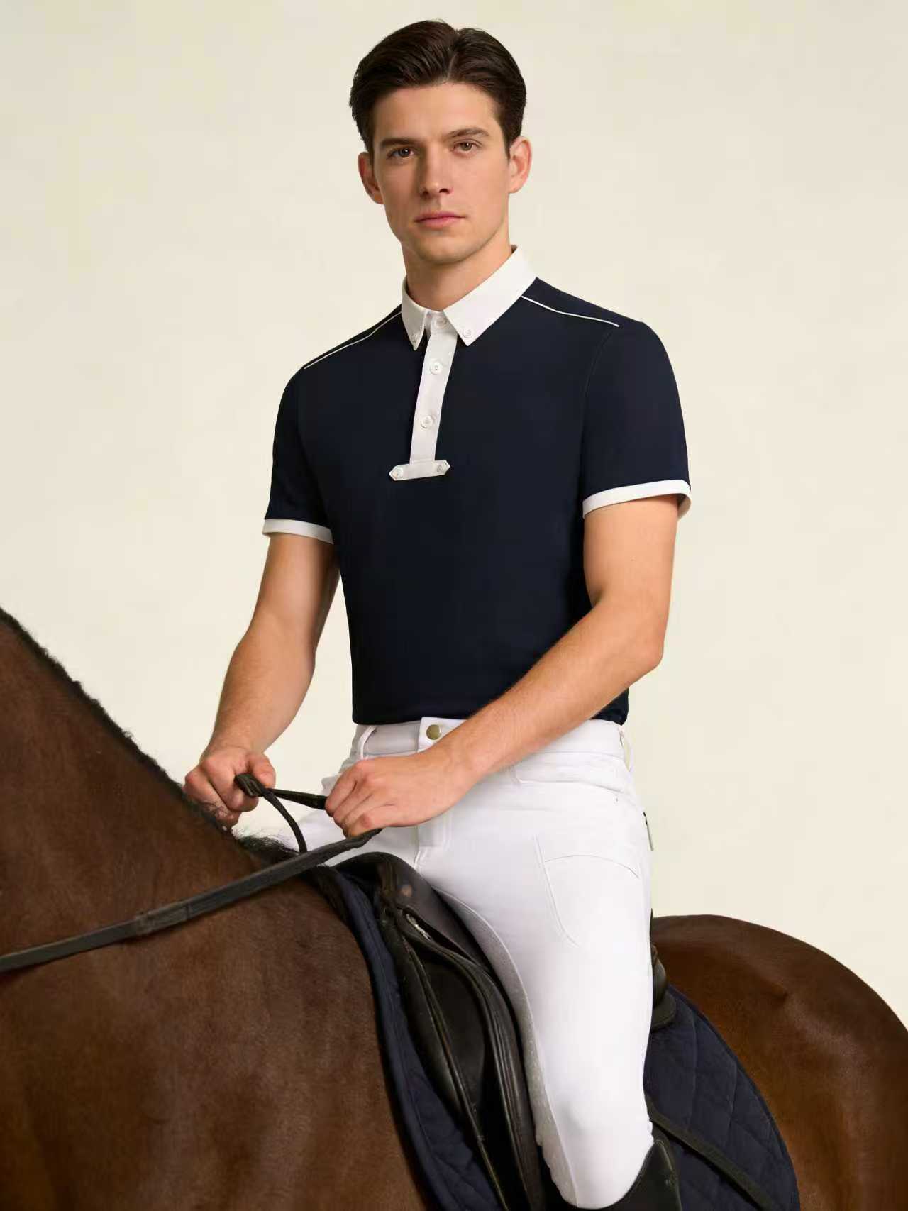 Camiseta polo de punto para ho - Polo Shirt Equestrian reseña y precio