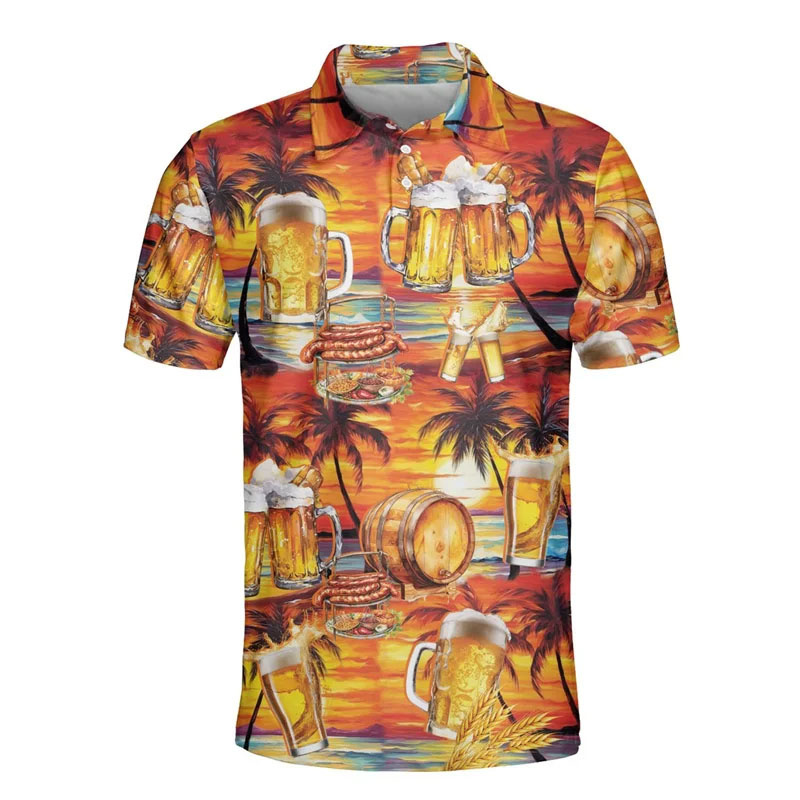 Polo de cerveza hawaiana con e - Polo Shirt Equestrian reseña y precio