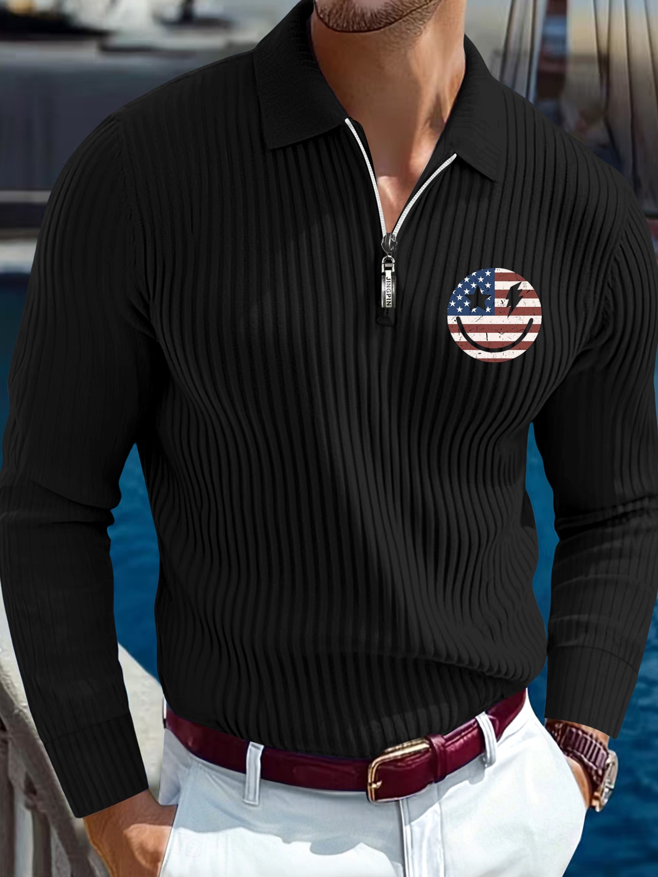 Polo Casual de Manga Larga par - Polo Shirt Equestrian reseña y precio