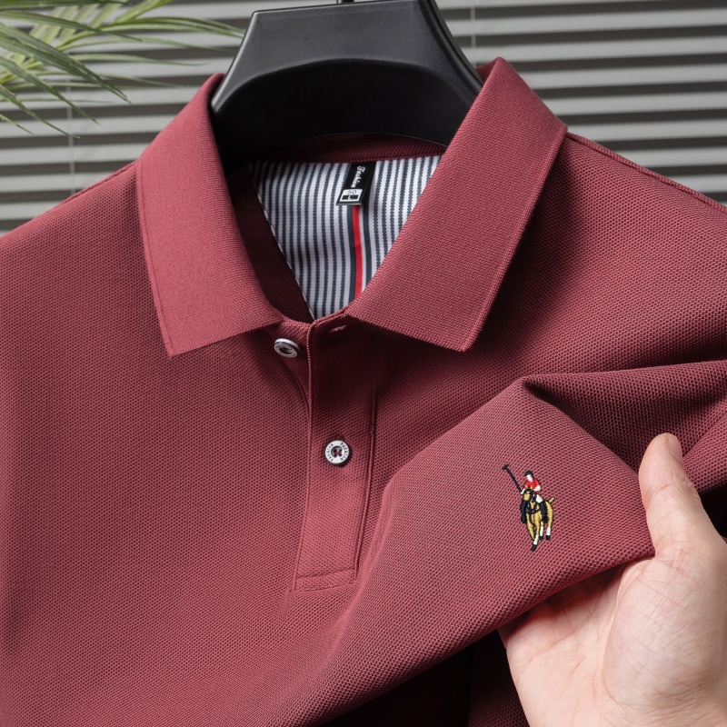 Polo de manga corta con bordad - Polo Shirt Equestrian reseña y precio