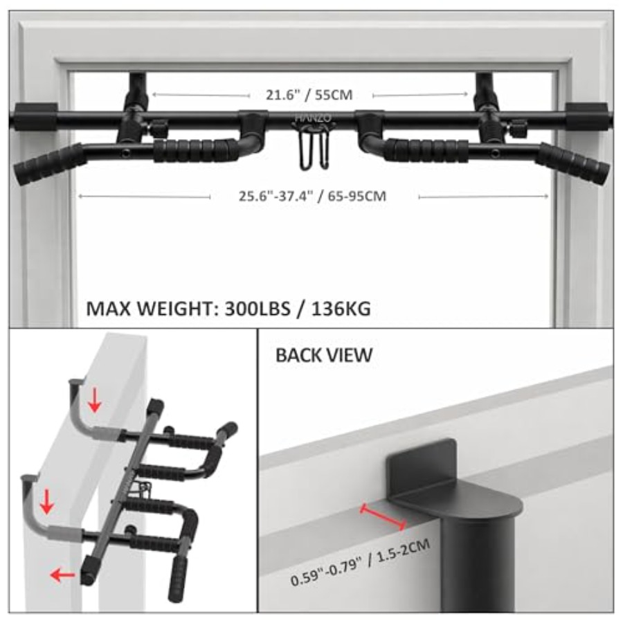 Barra de dominadas para puerta - Chin Bar Doorway reseña y precio