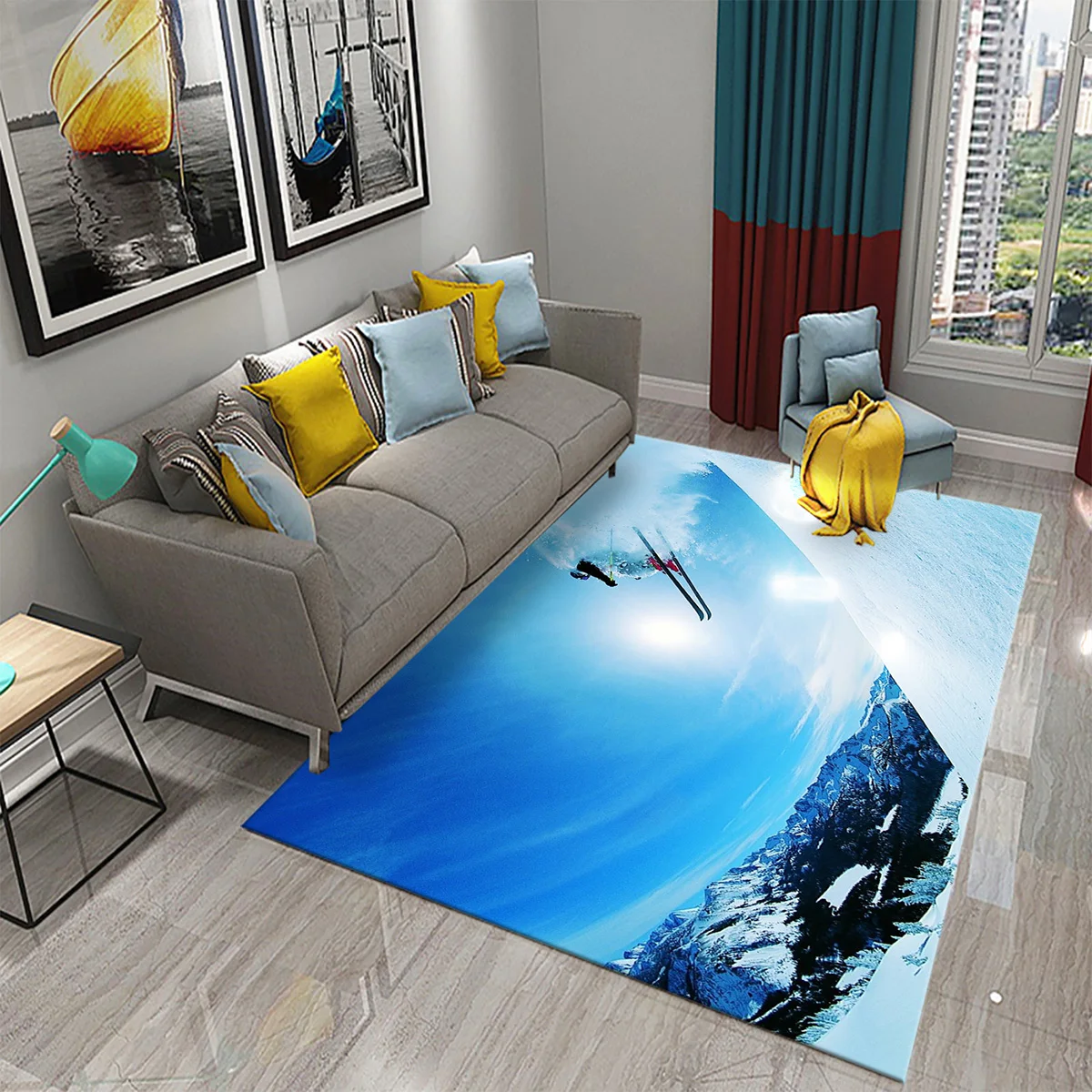 Alfombra temática de montaña y - Outdoor Sport Live reseña y precio