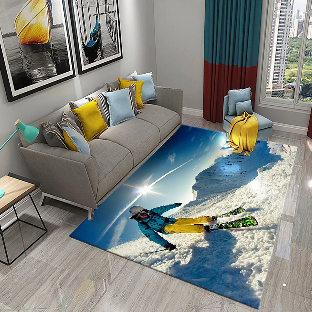 Alfombra temática de montaña y - Outdoor Sport Live reseña y precio