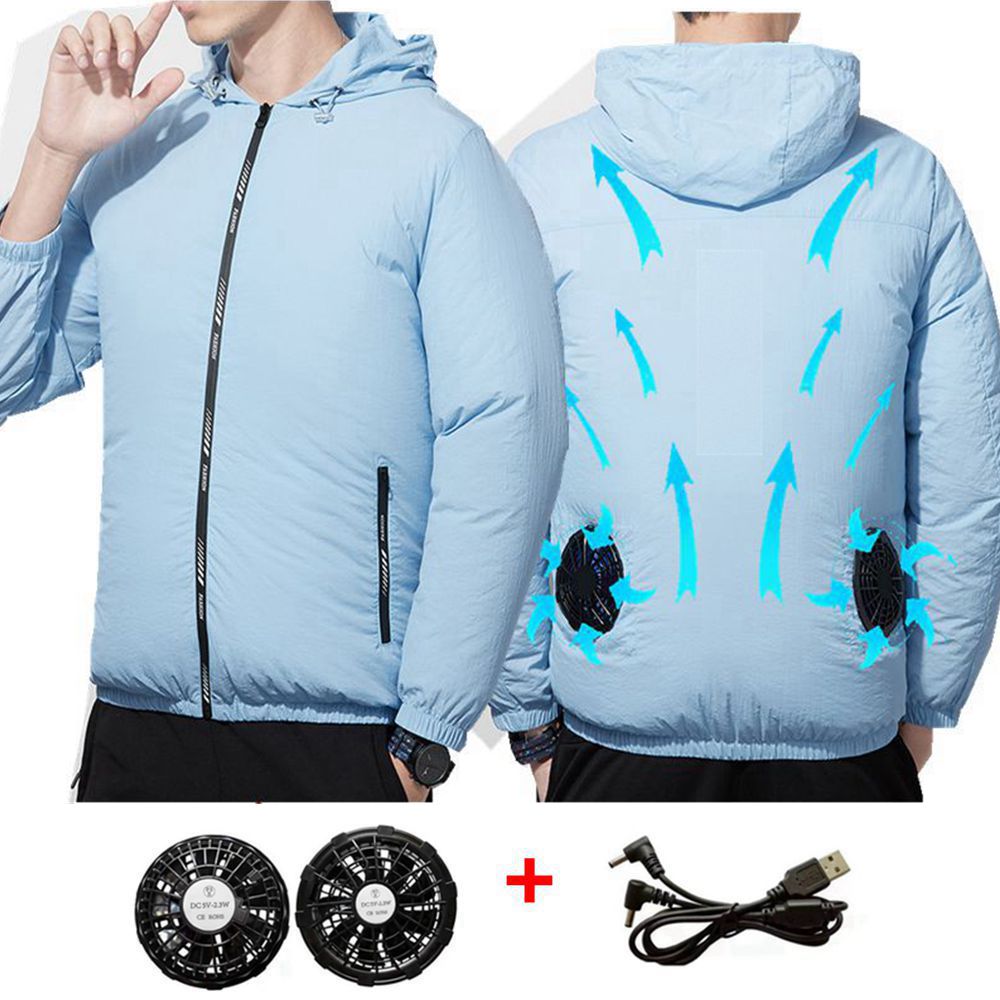 Verano deporte ventilador aire - Outdoor Sport Brand Jacket reseña y precio
