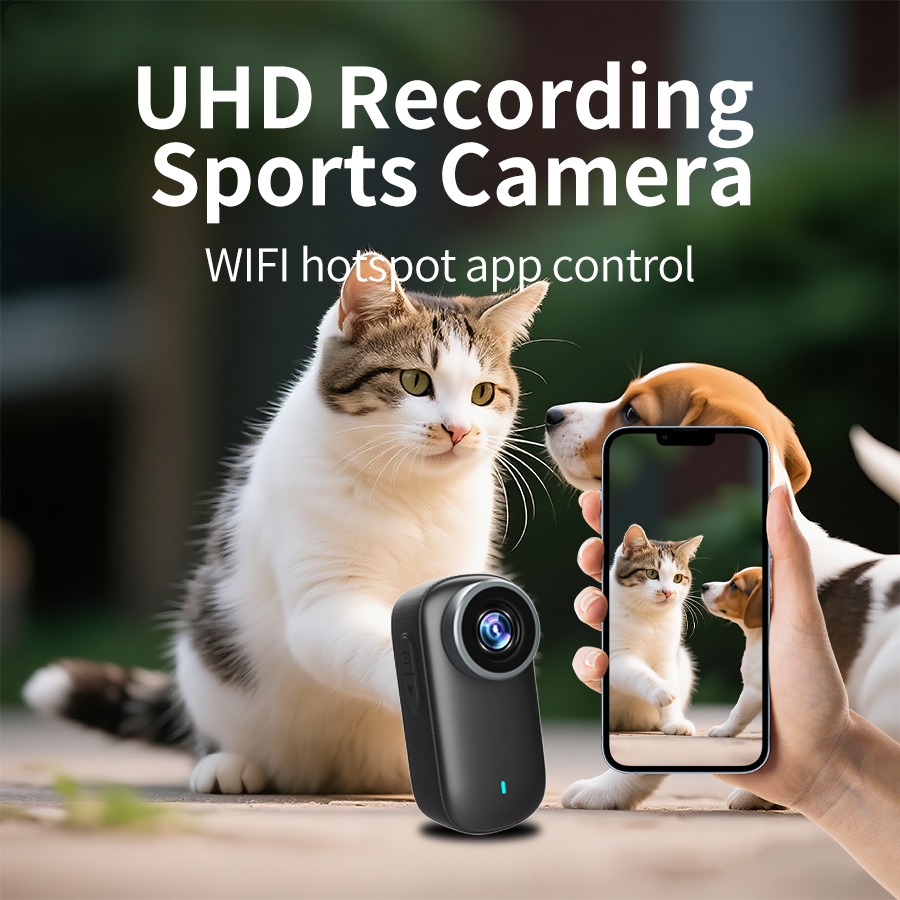 Cámara de acción 4K para masco - Indoor Sport And Outdoor Sports reseña y precio